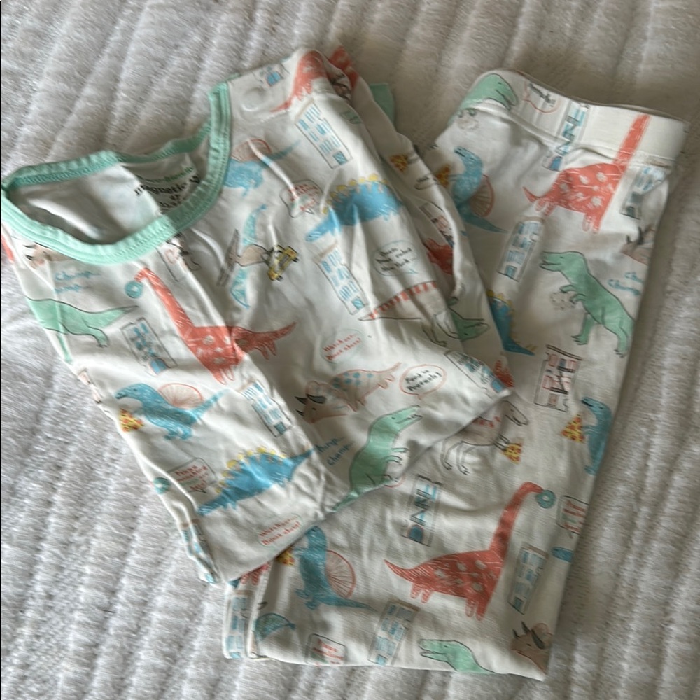Dinosaur Print Kids Pajamas
